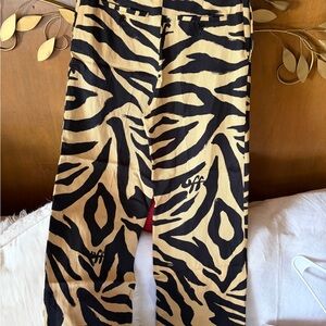 Stylish Black and Tan  Pants